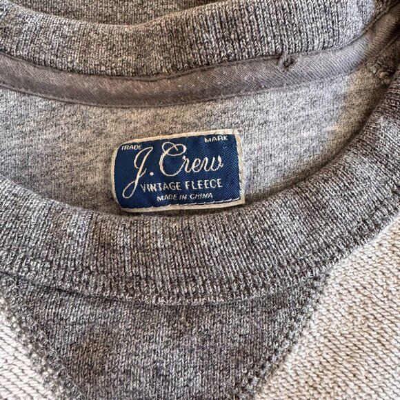 J Crew Sweatshirt Men's Medium Short Sleeve Crewneck Pullover Knit Goods Retro - Picture 3 of 6